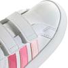imageAdidas BabyBoys Grand Court 30 Cf IWhitePink FusionBliss Pink