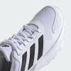 imageAdidas Mens Courtjam Control 3 TennisCloud White Core Black Grey Two
