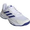 imageAdidas Mens Courtjam Control 3 TennisCloud White Lucid Blue Semi Flash Aqua