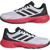 imageAdidas Mens Courtjam Control 3 TennisFtwr White Core Black Lucid Red