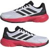 imageAdidas Mens Courtjam Control 3 TennisWhiteBlackLucid Red
