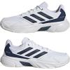 imageAdidas Mens Courtjam Control 3 TennisWhiteDark BlueCyber Metallic