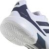 imageAdidas Mens Courtjam Control 3 TennisWhiteDark BlueCyber Metallic