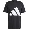 imageAdidas Mens Essentials Big Logo TShirtBlackWhite