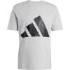 imageAdidas Mens Essentials Big Logo TShirtMedium Grey HeatherBlack