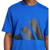 imageAdidas Mens Essentials Big Logo TShirtTeam Royal BlueBlack