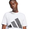 imageAdidas Mens Essentials Big Logo TShirtWhiteBlack