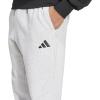 imageAdidas Mens Essentials Feel Cozy French Terry PantsLight Grey HeatherBlack