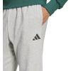 imageAdidas Mens Essentials Feel Cozy French Terry PantsMedium Grey Heather  Black