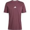 imageAdidas Mens Essentials Single Jersey 3Stripes TShirtAurora RubyWhite