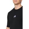 imageAdidas Mens Essentials Single Jersey 3Stripes TShirtBlackWhite