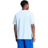 imageAdidas Mens Essentials Single Jersey 3Stripes TShirtBlueBlack