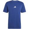 imageAdidas Mens Essentials Single Jersey 3Stripes TShirtDark BlueWhite