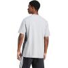 imageAdidas Mens Essentials Single Jersey 3Stripes TShirtMedium Grey HeatherBlack