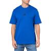 imageAdidas Mens Essentials Single Jersey 3Stripes TShirtTeam Royal BlueBlack