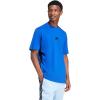 imageAdidas Mens Essentials Single Jersey 3Stripes TShirtTeam Royal BlueBlack