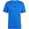 imageAdidas Mens Essentials Single Jersey 3Stripes TShirtTeam Royal BlueBlack