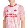 imageAdidas Mens Host Nation JerseyWhiteVivid RedCanada