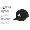imageAdidas Mens Midrange Hat  Athletic Snapback Cap with LogoBlackWhite3bar