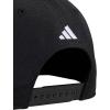 imageAdidas Mens Midrange Hat  Athletic Snapback Cap with LogoBlackWhite3bar