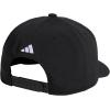 imageAdidas Mens Midrange Hat  Athletic Snapback Cap with LogoBlackWhite3bar