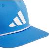 imageAdidas Mens Midrange Hat  Athletic Snapback Cap with LogoRay BlueWhiteGrey20