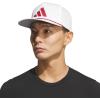 imageAdidas Mens Midrange Hat  Athletic Snapback Cap with LogoWhiteActive MaroonGrey20
