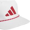 imageAdidas Mens Midrange Hat  Athletic Snapback Cap with LogoWhiteActive MaroonGrey20