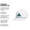 imageAdidas Mens Midrange Hat  Athletic Snapback Cap with LogoWhiteCollegiate GreenBlack