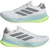 imageAdidas Mens Supernova Ease RunningWhiteGreySemi Flash Aqua
