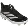 imageAdidas Womens Adizero Instict 20 TPU SoftballBlackWhiteSilver Metallic