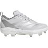 imageAdidas Womens Adizero Instict 20 TPU SoftballTeam Light GreySilver MetallicTeam Grey