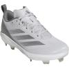 imageAdidas Womens Adizero Instict 20 TPU SoftballTeam Light GreySilver MetallicTeam Grey