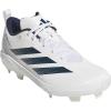 imageAdidas Womens Adizero Instict 20 TPU SoftballWhiteTeam Navy BlueTeam Navy Blue