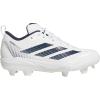 imageAdidas Womens Adizero Instict 20 TPU SoftballWhiteTeam Navy BlueTeam Navy Blue