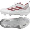 imageAdidas Womens Adizero Instict 20 TPU SoftballWhiteTeam Power RedTeam Power Red