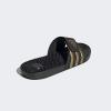 imageadidas Mens Adissage Slide SandalsBlackGold MetallicBlack
