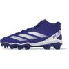 imageadidas Mens Adizero Impact2 Molded American FootballTeam Royal BlueWhiteTeam Royal Blue