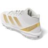 imageadidas Mens Adizero Impact2 Molded American FootballWhiteGold MetallicWhite2024