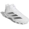 imageadidas Mens Adizero Impact2 Molded American FootballWhiteSilver MetallicWhite