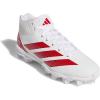 imageadidas Mens Adizero Impact2 Molded American FootballWhiteTeam Power Red
