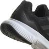imageadidas Mens Gamecourt 20 Tennis ShoeBlackBlackWhite