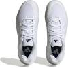 imageadidas Mens Gamecourt 20 Tennis ShoeWhiteWhiteMatte Silver