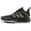 imageadidas Mens Own The Game 30 Basketball ShoeBlackGold MetallicSolid Grey