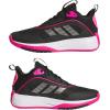 imageadidas Mens Own The Game 30 Basketball ShoeBlackIron MetallicShock Pink