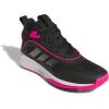 imageadidas Mens Own The Game 30 Basketball ShoeBlackIron MetallicShock Pink