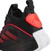 imageadidas Mens Own The Game 30 Basketball ShoeBlackLucid RedWhite