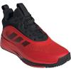 imageadidas Mens Own The Game 30 Basketball ShoeBlackRedRed