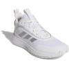 imageadidas Mens Own The Game 30 Basketball ShoeWhiteSilver MetallicGrey