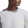 imageadidas Mens Triple Stripe Vibe Graphic TShirtMedium Grey Heather